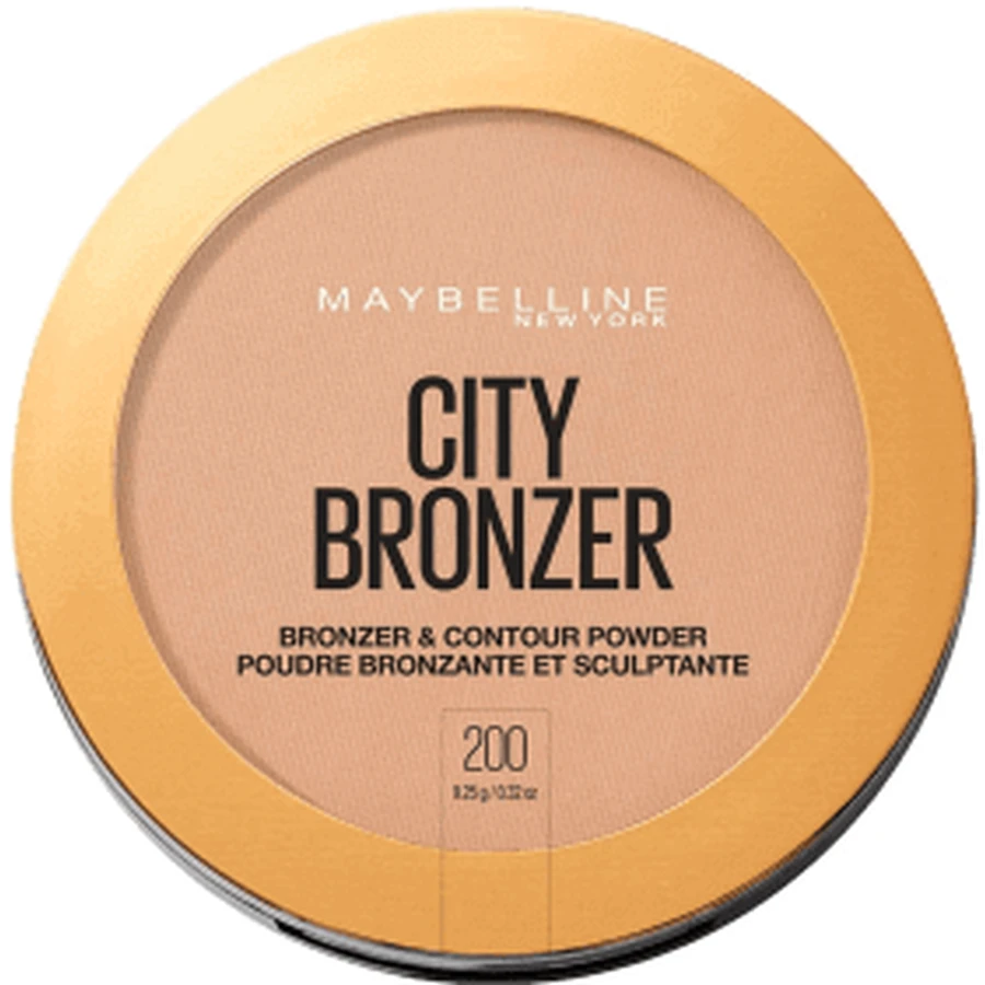 Maybelline City Bronzer Bronzing Powder 200 Medium Cool, 8 г: ціни та характеристики
