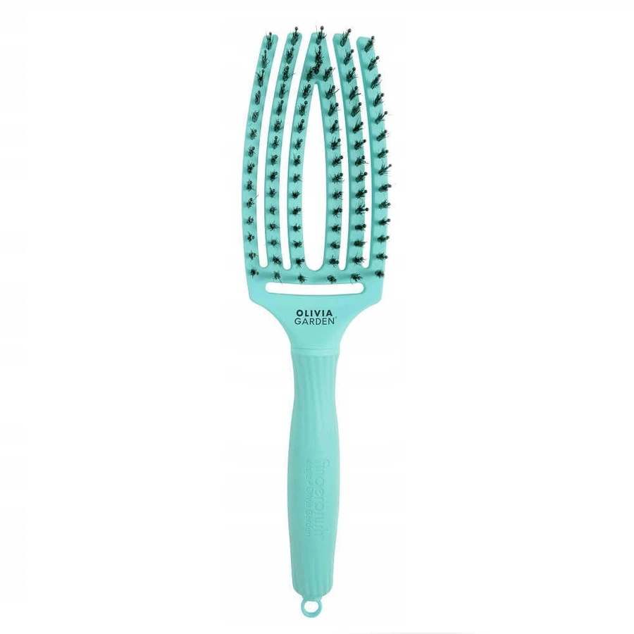 Щітка для волосся Olivia Garden FingerBrush Combo Середня м'ята: ціни та характеристики