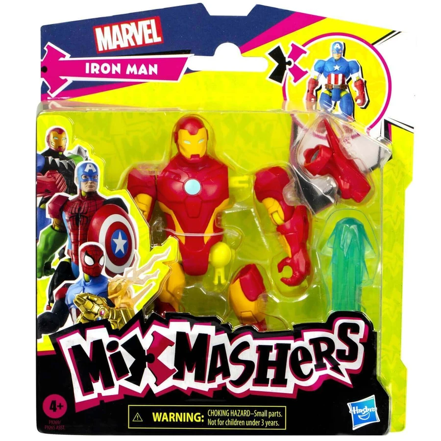 Marvel Avengers Железный человек Iron Man MixMashers action figure, 12 см, 4 года+, Hasbro: цены и характеристики