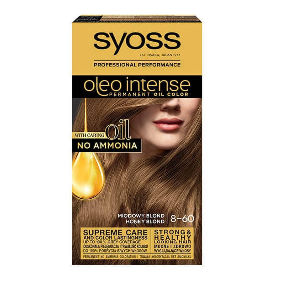 Краска для волос Syoss Oleo Intense Supreme Golds Honey Blonde 8-60: цены и характеристики