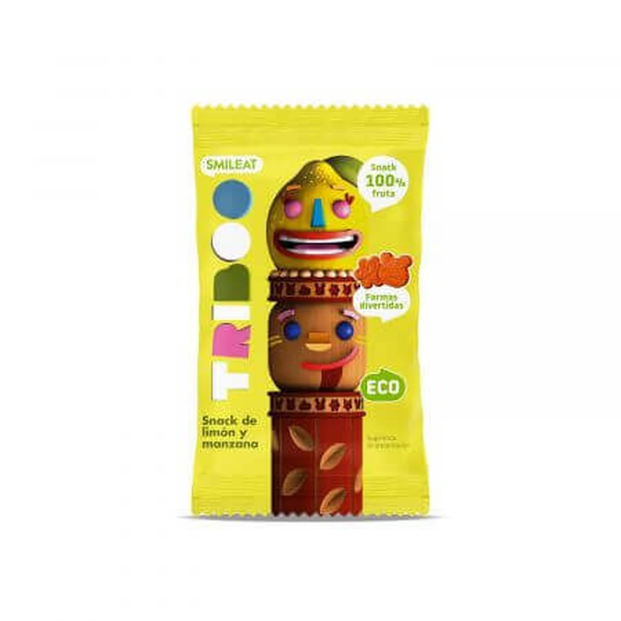 Triboo Organic Яблучно-лимонна закуска, 25 г, Smileat: ціни та характеристики