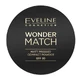Eveline Cosmetics, Wonder Match, Матова пресована пудра з SPF 30 № 01, 8 г