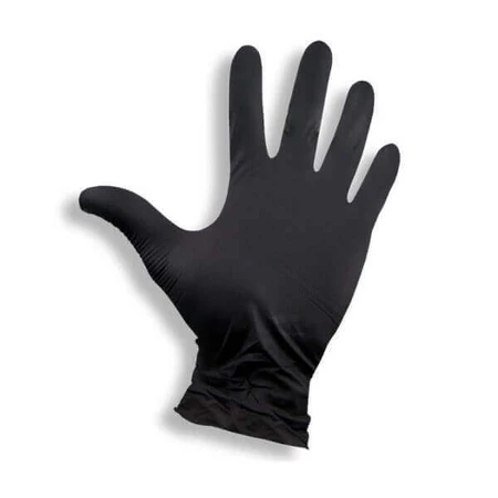 Doman Black Olive, рукавички нітрилові, нестерильні, без пудри, чорні, розмір M, 100 штук: ціни та характеристики
