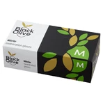 Doman Black Olive, рукавички нітрилові, нестерильні, без пудри, чорні, розмір M, 100 штук: ціни та характеристики
