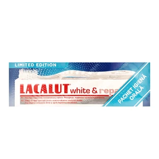 Зубна паста + зубна щітка White & Repair, 75 мл, Lacalut