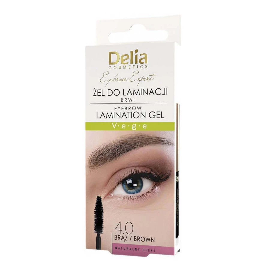 Гель для ламинирования бровей Delia Eyebrow Expert, коричневый, 4 мл: цены и характеристики