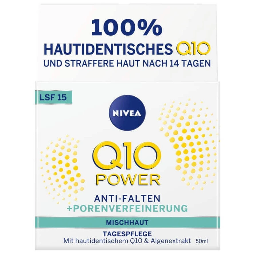 Nivea, Денний крем проти зморшок з Q10, SPF 15, 50 мл: ціни та характеристики