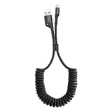 Кабель Baseus Fish Eye Spring Cable USB-A / Lightning 2A 1m - чорний