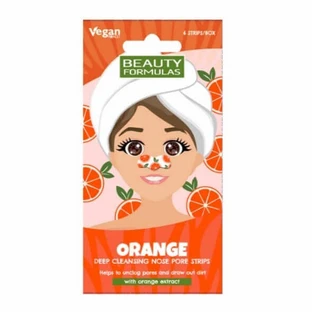 Апельсиновые полоски для глубокого очищения носа Beauty Formulas, 6 шт.