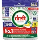 Капсулы для посудомоечной машины Dreft Platinum All in One Lemon, 75 шт.