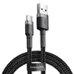 Кабель Baseus Cafule USB-A/USB-C QC3.0 2A 3m - Gray-Black
