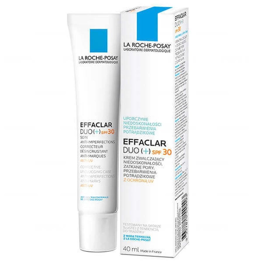 La Roche Posay, Крем Effaclar DUO+ SPF 30, 40 мл: ціни та характеристики