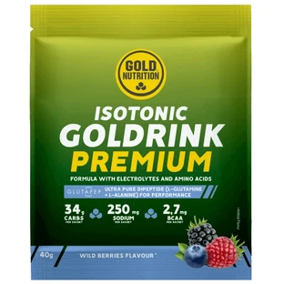 Goldrink Premium Isotonic Amino Acid Powder, Berries, 40 г, Gold Nutrition