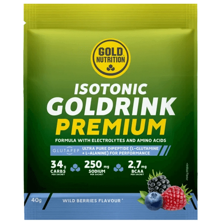 Goldrink Premium Isotonic Amino Acid Powder, Berries, 40 г, Gold Nutrition: цены и характеристики