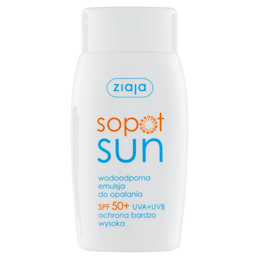 Ziaja Sopot Sun, водостойкий солнцезащитный крем SPF50, 125 мл: цены и характеристики