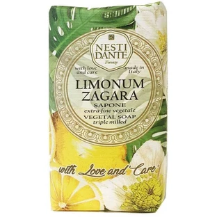 Натуральне туалетне мило Nesti Dante Limonum Zagara Sapone Апельсиновий цвіт, 250 г