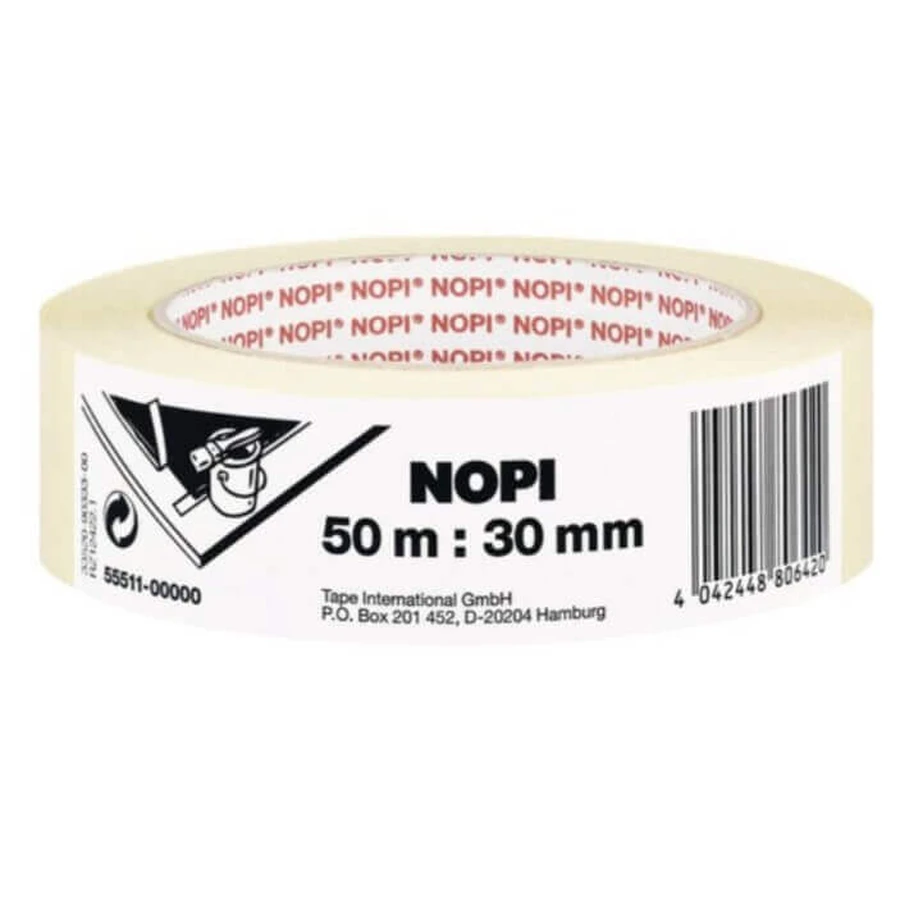 Nopi, малярная лента, бежевая, 25 мм x 5 м, 1 шт.: цены и характеристики