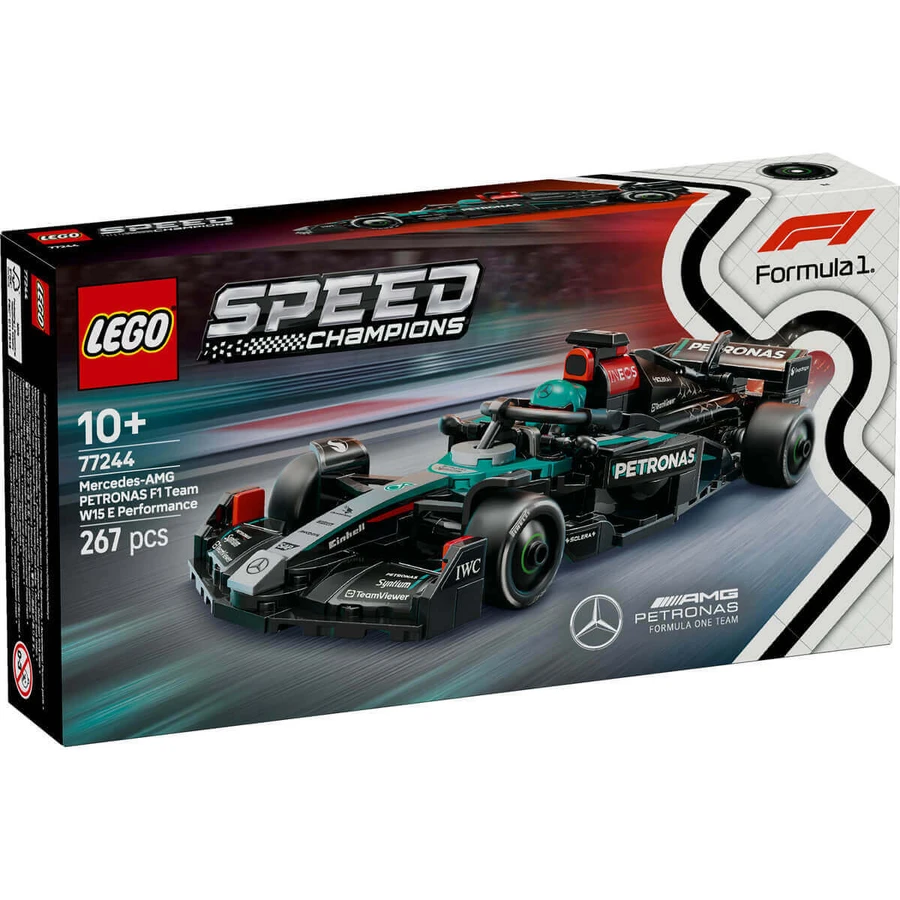 Гоночный автомобиль Mercedes AMG F1 W15 Speed Champions, + 10 лет, 77244, Lego: цены и характеристики