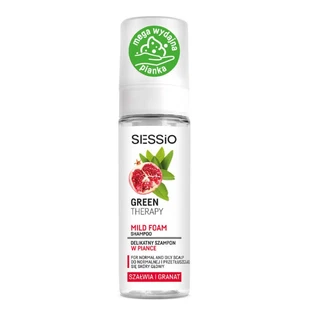 Мягкий пенящийся шампунь Sessio Green Therapy с шалфеем и гранатом, 175 г