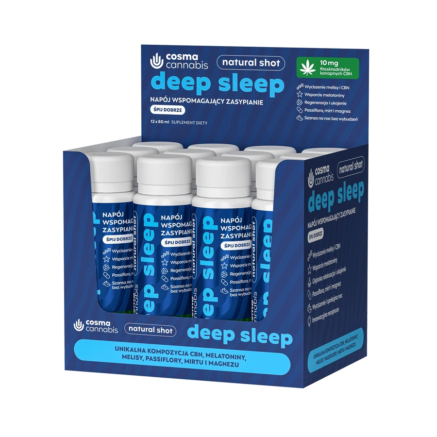 Cosma Cannabis Deep Sleep, шот, 12 x 80 мл: ціни та характеристики