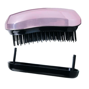 Компактна гребінець Inter Vion Brush & Go з насадкою Metallic Pink