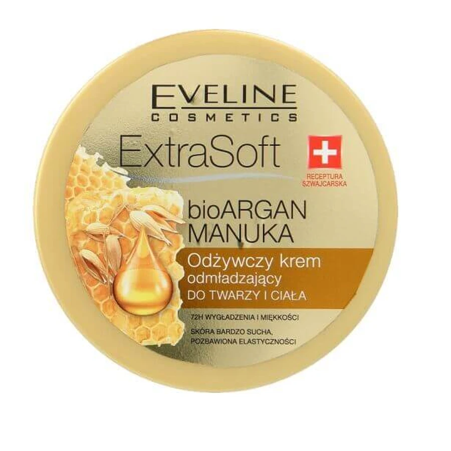 Питательный омолаживающий крем для лица и тела Eveline Cosmetics Extra Soft, 175 мл: цены и характеристики