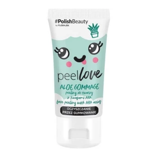 Flos-Lek, PeelLove Aloe Gommage, Пілінг для обличчя з AHA кислотами, 75 мл