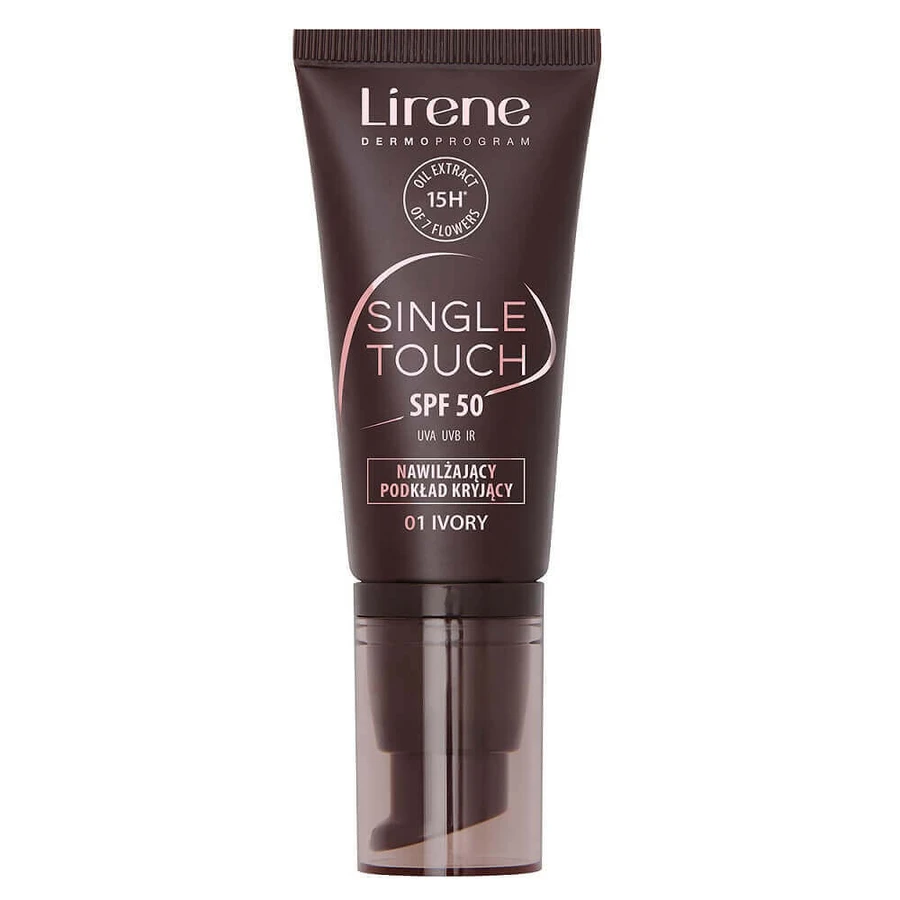 Увлажняющая тональная основа Lirene Single Touch SPF50, оттенок 01 Ivory, 30 мл: цены и характеристики