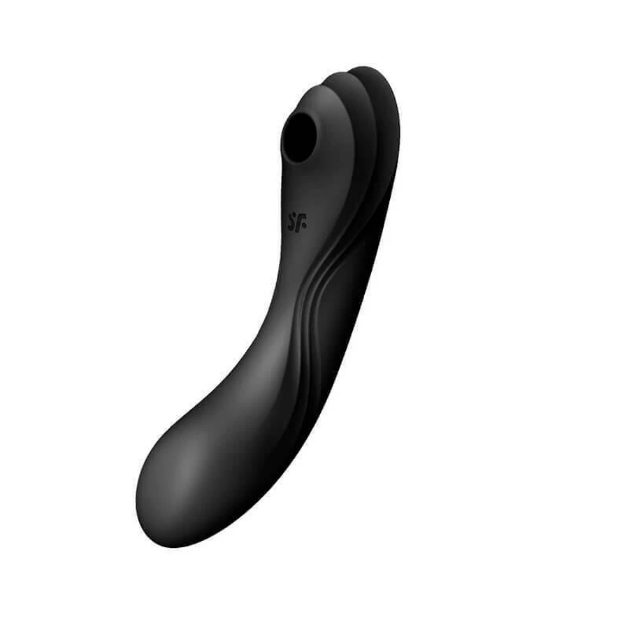 Вибрационный стимулятор клитора Satisfyer Curvy Trinity 4, черный: цены и характеристики