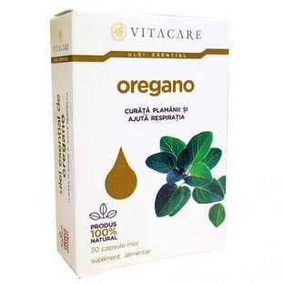 Эфирное масло орегано, 30 капсул, Vitacare