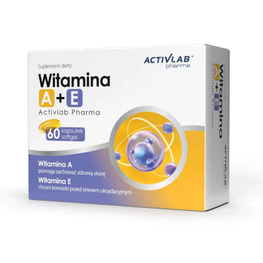 ActivLab Pharma Витамины А+Е, 60 капсул: цены и характеристики