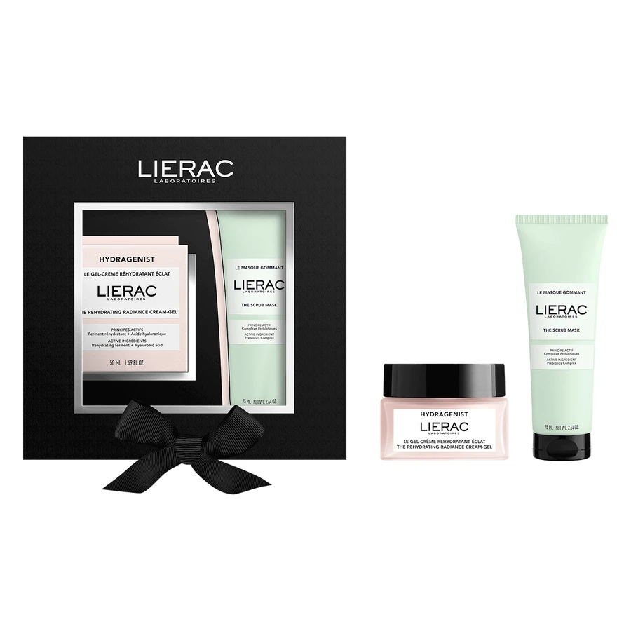 Набір Lierac Hydragenist, зволожуючий крем-гель, 50 мл + маска-пілінг, 75 мл: ціни та характеристики