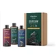 Sylveco Duetus For Men Set Зволожуючий гель для душу 300 мл + Живильний гель для душу 300 мл + Енергізуючий гель для душу 300 мл
