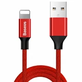 Кабель з тканинною опліткою Baseus Yiven USB / Lightning 1.8M red (CALYW-A09)