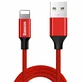Кабель Baseus Yiven в тканевой оплетке USB/Lightning 1,8 м, красный (CALYW-A09)