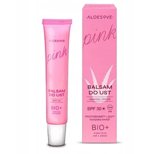 Відновлюючий і захисний бальзам для губ Aloesove Pink SPF 30, 15 мл