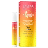 Eveline Vitamin C 3x Action Осветляющая и охлаждающая сыворотка для кожи вокруг глаз в роликовом аппликаторе, 15 мл