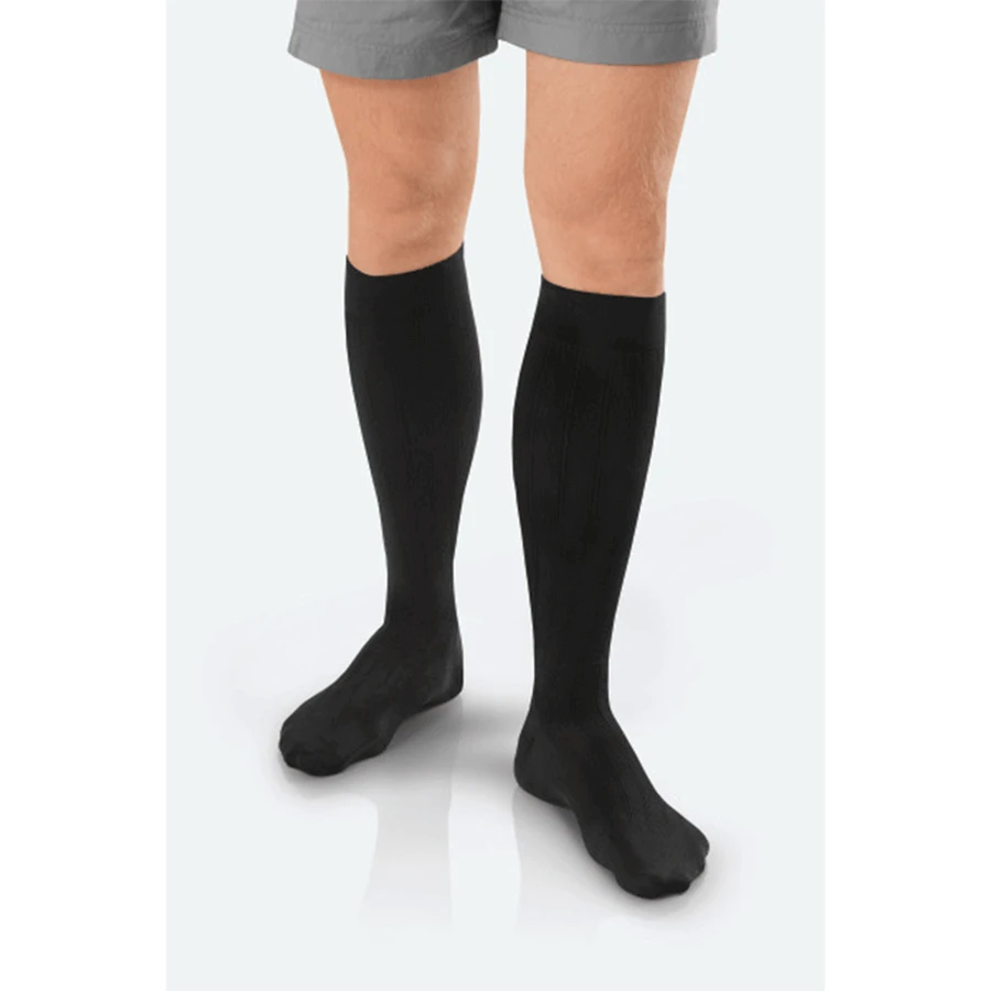 Jobst For Men Explore, компрессионные носки для коленей, CCL2, закрытый носок, размер 2, черный: цены и характеристики