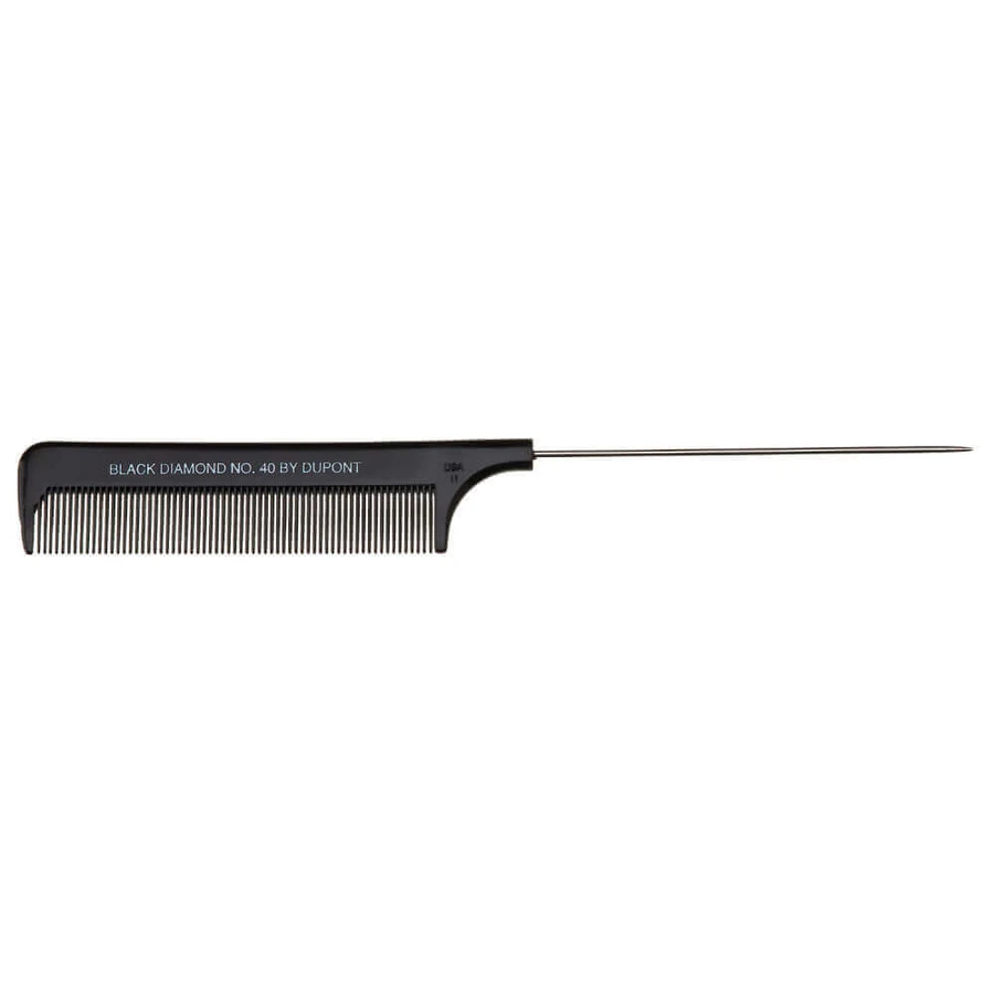Denman DC06 Carbon Pointed Comb Pin Tail Hair Comb Black: ціни та характеристики