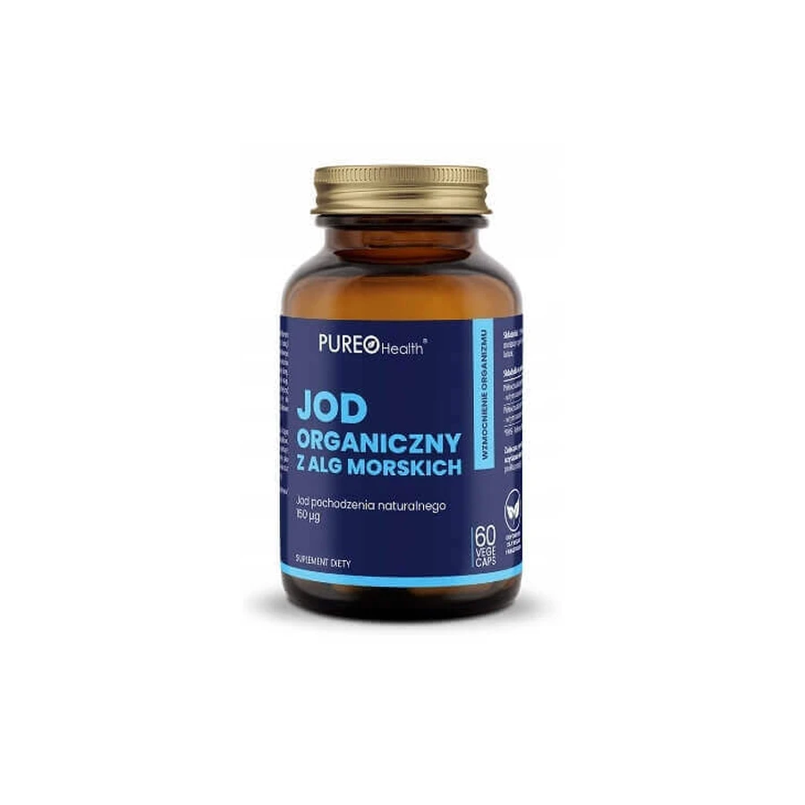 Pureo Health Органический йод из морских водорослей, 60 капсул: цены и характеристики