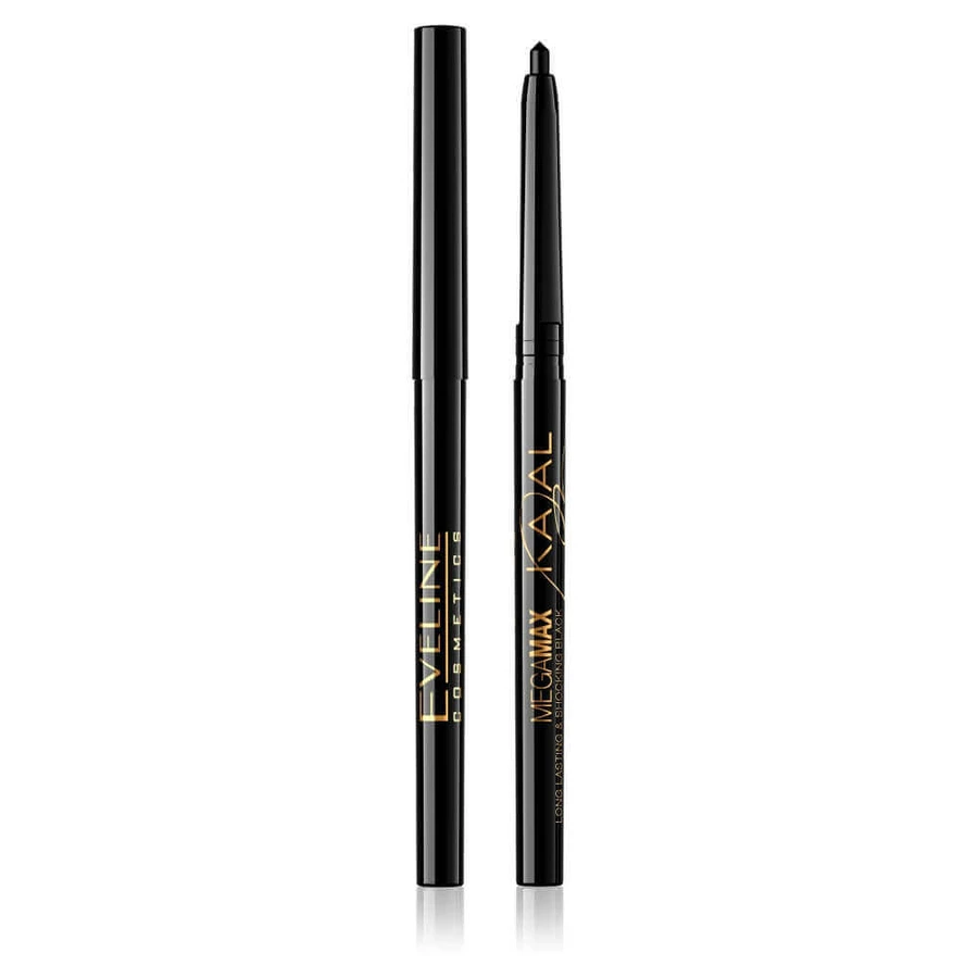 Карандаш для глаз Eveline Cosmetics MegaMax Kajal, черный: цены и характеристики