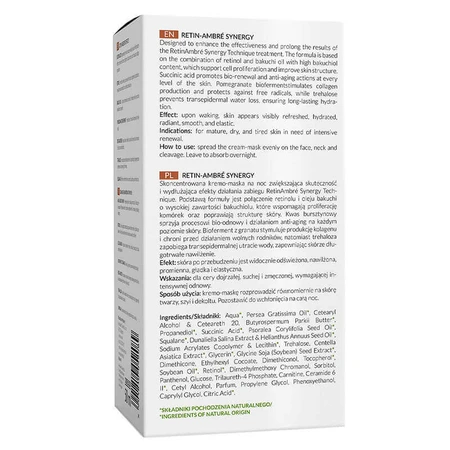 Apis Professional Retin Ambre Synergy, крем-маска з ретинолом та янтарною кислотою, для миття голови, 50 мл.: ціни та характеристики