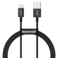 Baseus Superior USB - Кабель Lightning 2.4 A 1 м чорний (CALYS-A01)