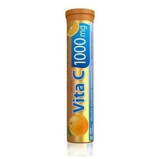 Віта С 1000 мг Activlab Pharma, Vita C 1000 mg, зі смаком апельсина, 20 шипучих таблеток