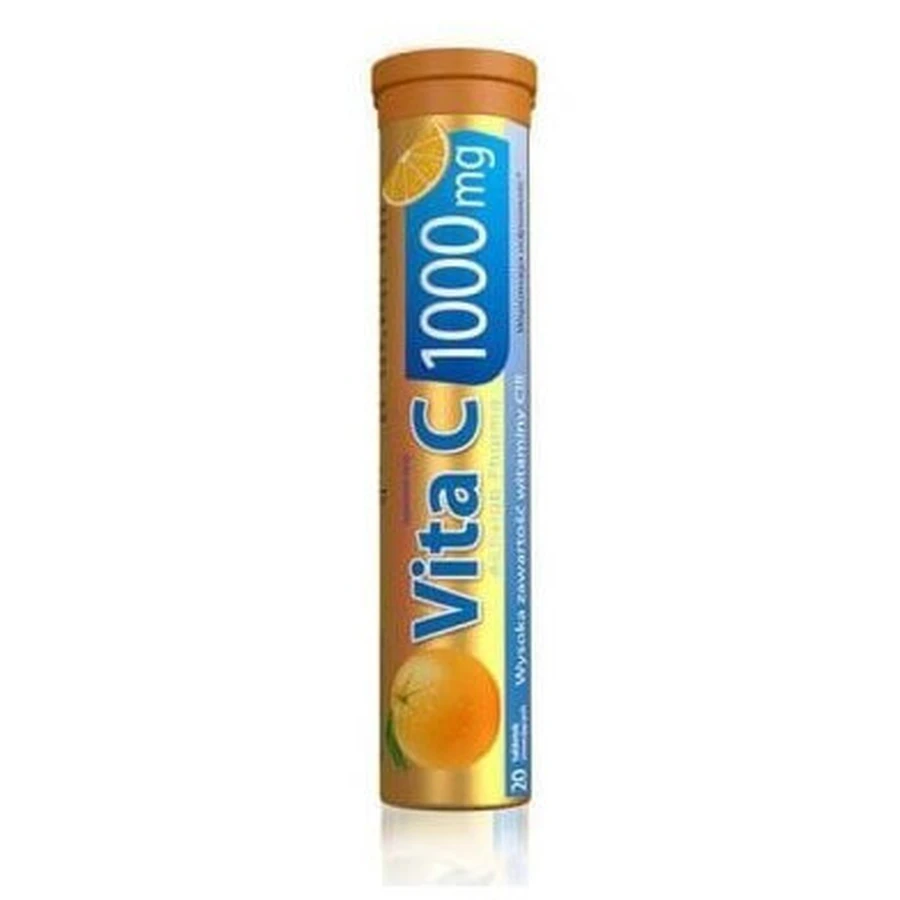 Віта С 1000 мг Activlab Pharma, Vita C 1000 mg, зі смаком апельсина, 20 шипучих таблеток: ціни та характеристики