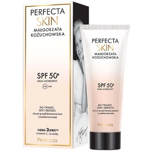 Perfecta Skin Małgorzata Kożuchowska Захисний крем SPF50+ для обличчя, шиї та декольте, 50 мл