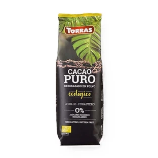 Органічний какао-порошок, без цукру та глютену, 150 г, Torras