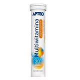 Apteo Multivitamin зі смаком женьшеню, лимона, 20 шипучих таблеток