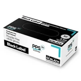Перчатки PPS Black Label PPS черные нитриловые, размер M, 100 штук, Перчатки PPS