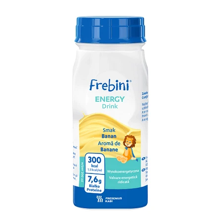 Енергетичний напій Frebini Energy з банановим смаком, 200 мл, Fresenius Kabi: ціни та характеристики